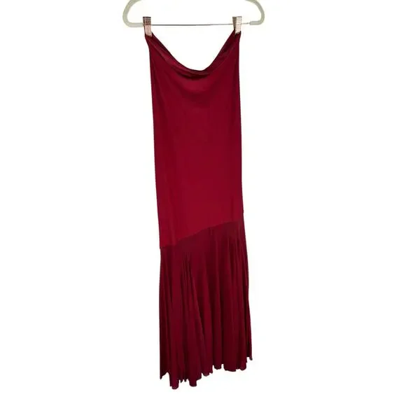 Deme by Gabriella Dahlia Strapless Gown Formal Evening Elegant Party Prom Large